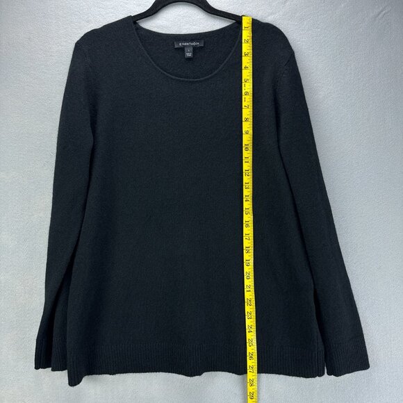 **SOLD**41 Hawthorn Sweater Womens Large Black Pullover Cashmere Knit - Picture 7 of 15